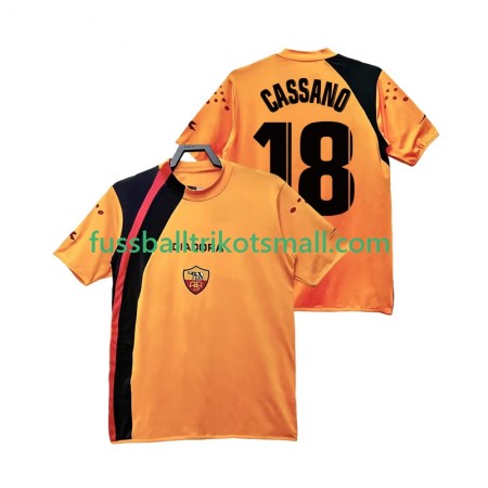 Fußballtrikots AS Rom CASSANO 18 2006 Retro 2005 Kurzarm Heimtrikotsatz kaufen